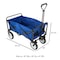 Nature Spring Collapsible Utility Wagon with Telescoping Handle, Heavy Duty Folding Wheeled Cart for Outdoor Use 558899KAL - alternate 2